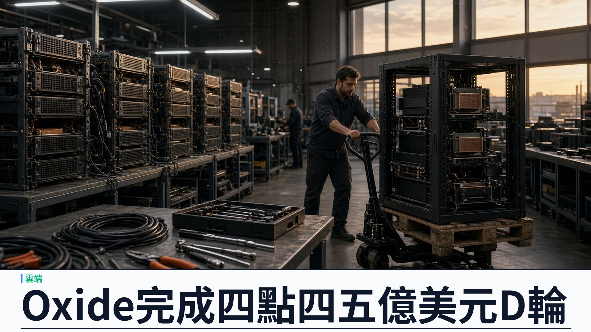 Oxide／官方：完成四億四千五百萬美元 D 輪——Eclipse 領投，AMD Ventures 入股；今年稍早達盈利，十二個月產能擴約二十倍仍供不應求