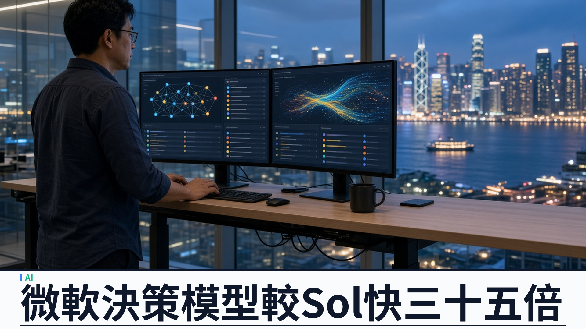 Microsoft／官方：推出 Microsoft-Decision-1 決策評分模型——Foundry 上架；三十六項基準最高準確度；較 GPT-6 Sol 快約三十五倍；輸入每百萬代幣約零點零四二美元