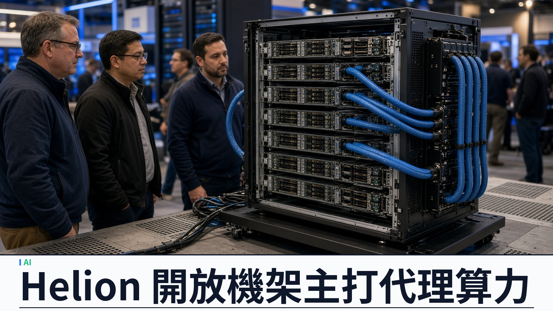 AMD／官方：OCP 峰會推出 Helion 代理式 AI 機架藍圖——CPU-only 最高約三萬二千七百六十八核；規格擬捐 OCP、十一月夥伴供貨
