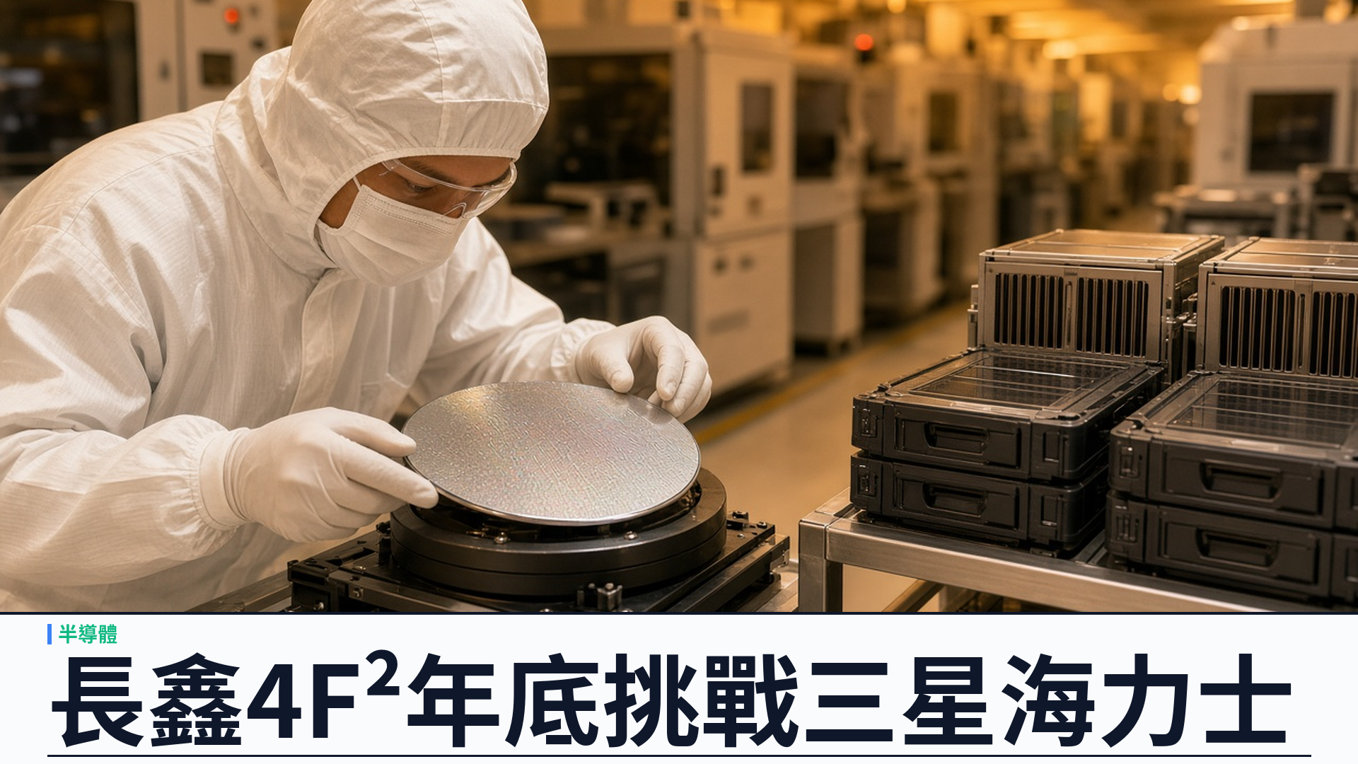 長鑫存儲／南華早報・彭博：公布 4F² DRAM「關鍵進展」——擬年底推伺服器 DDR5 RDIMM；韓股三星跌約百分之七、海力士約一成