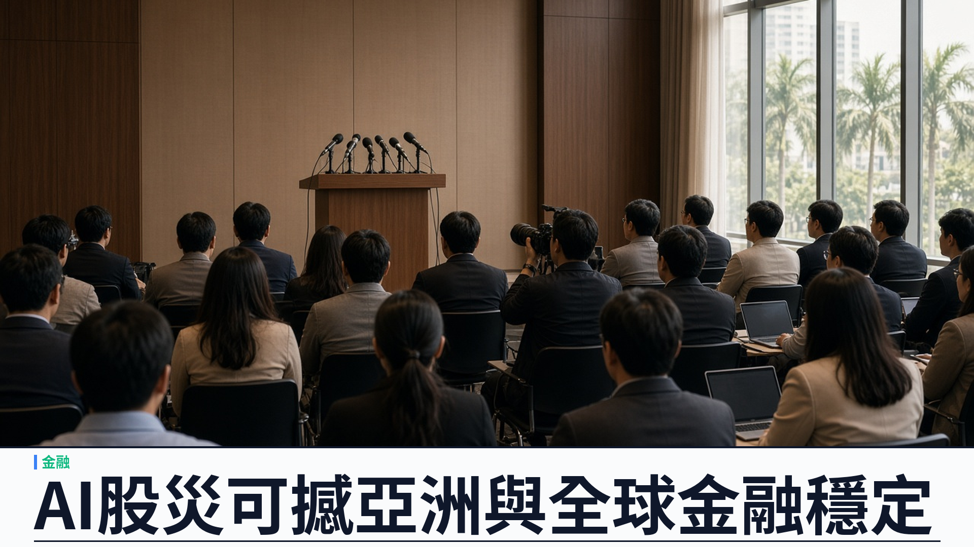 IMF／全球金融穩定報告：AI 股價修正列三大近端風險——亞洲市場最易受波及；超大規模雲商槓桿與網絡攻擊同步受關注