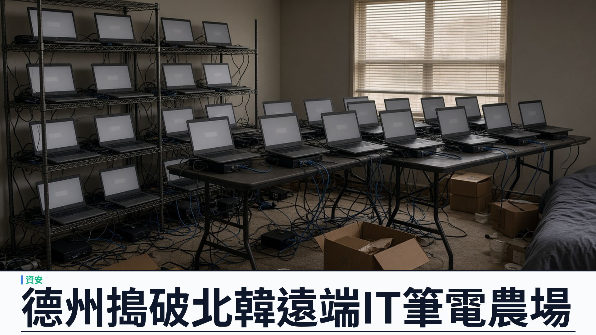 司法部／CrowdStrike：搗破北韓關聯「FAMOUS CHOLLIMA」遠端IT詐聘——德州逾四十處筆電農場、檢獲約一百八十七部裝置；波及逾七十家美企、涉款約三百萬美元