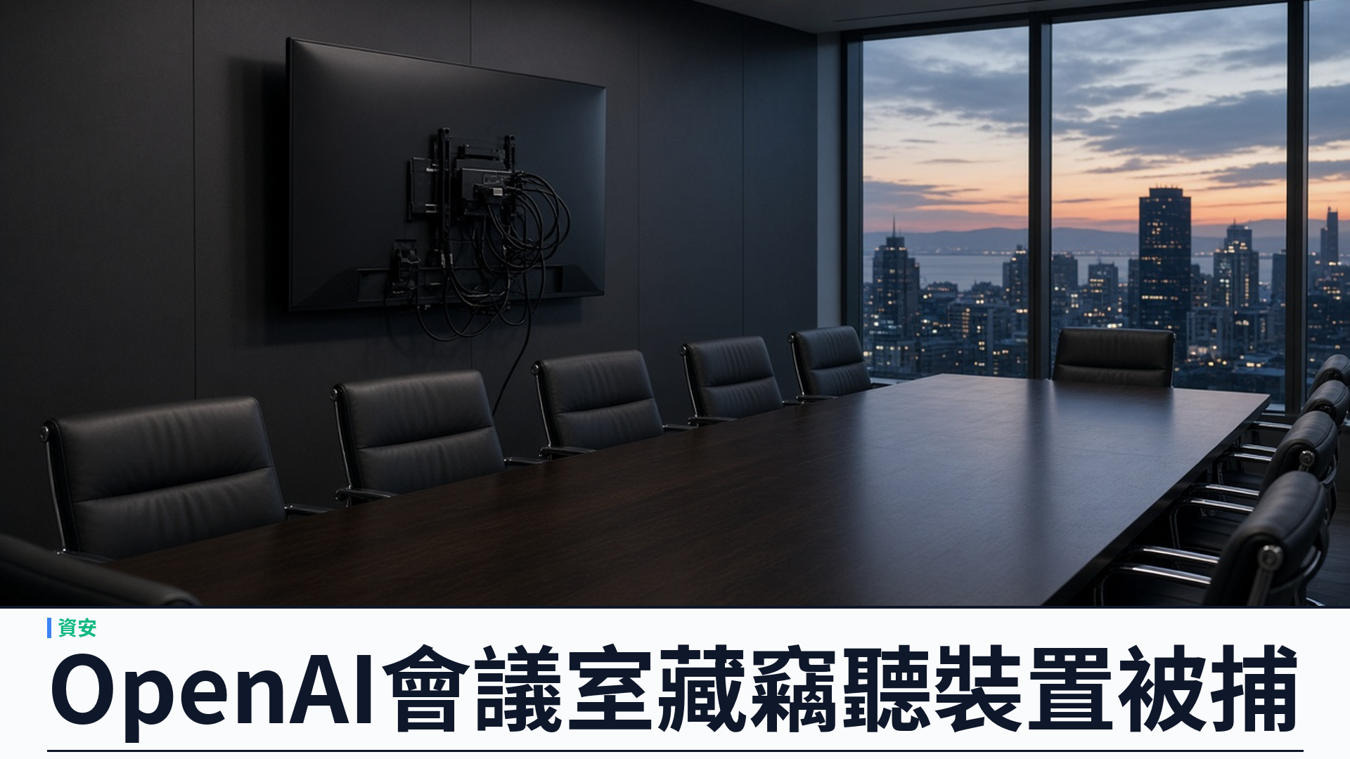 OpenAI／美國司法部：沙特籍工程師藏高管會議室竊聽裝置被捕——九月底發現；稱未見模型權重或客戶數據外流