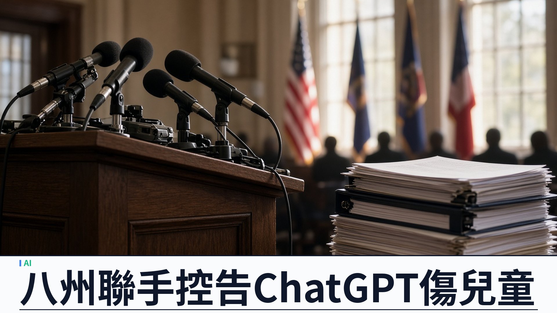八州聯手控告 OpenAI：指 ChatGPT 傷害兒童並誤導家長——愛荷華檢方訴狀要求停測前沿模型並設第三方監察