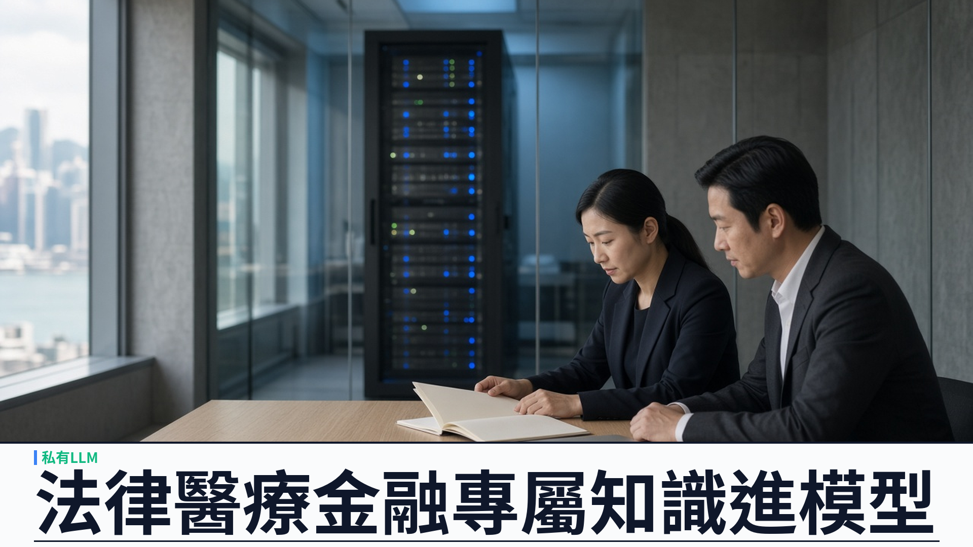 法律醫療金融專屬知識進模型：企業私有 LLM 全託管把行業推理留在香港