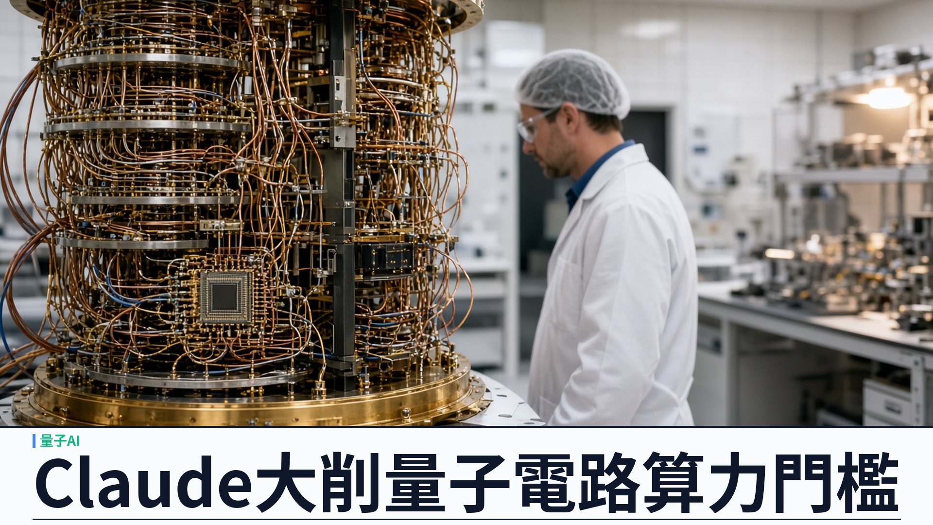 Anthropic／官方：Claude 設計更高效量子電路——八項基準有時數量級改進；橢圓曲線五十三小時閉環、DQI 解碼約十二倍省門