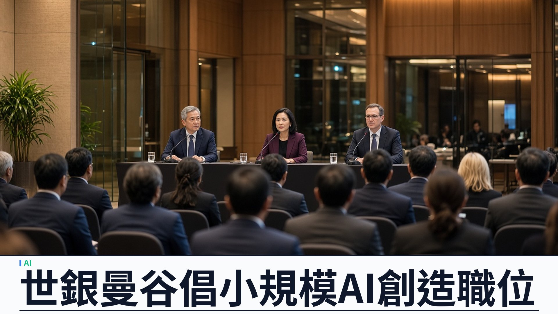 世銀／IMF 曼谷年會倡「小規模 AI」：手機端專用模型可改寫發展軌跡——格奧爾基耶娃估四成職位受影響