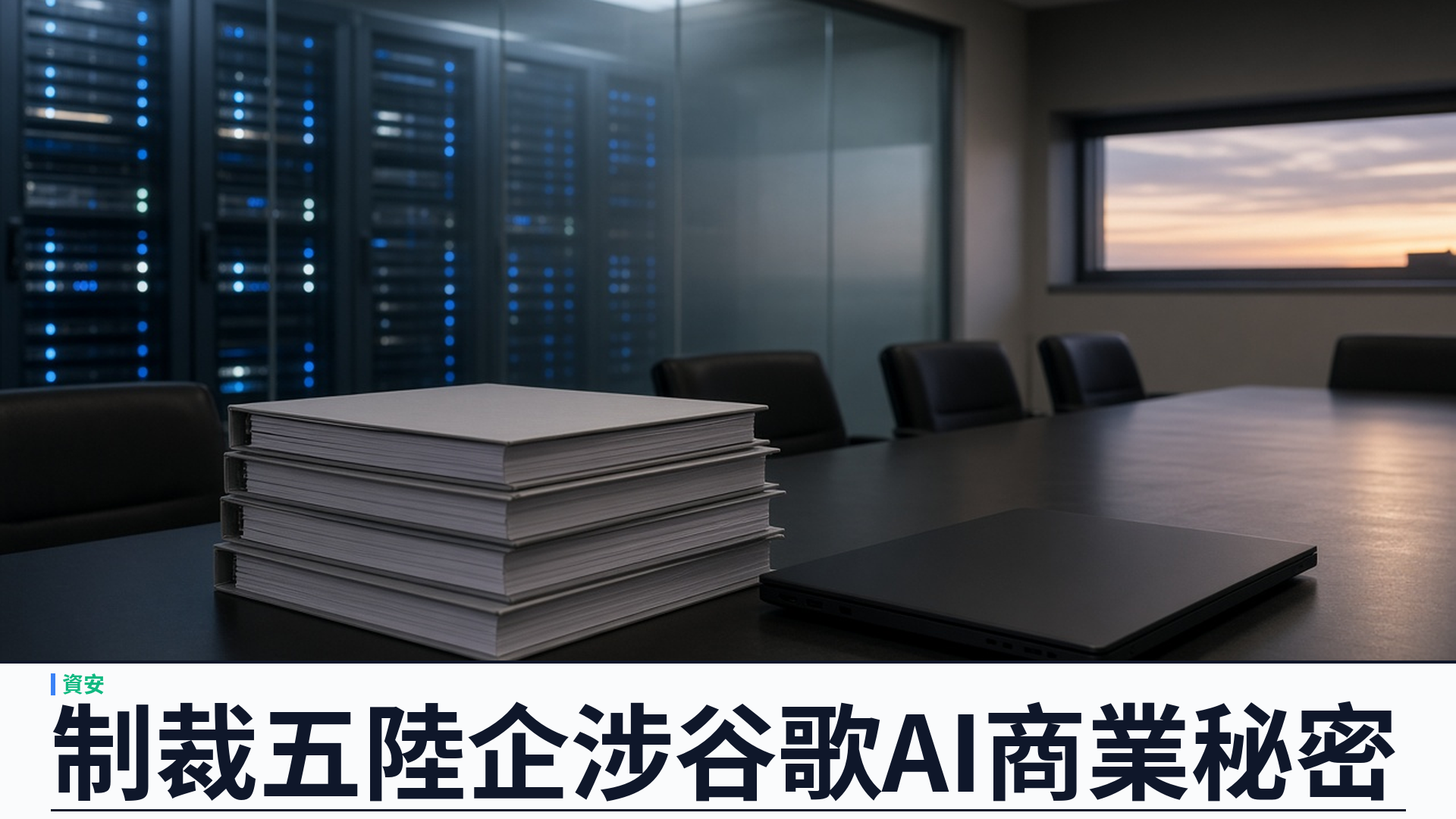 美國務院／OFAC：PAIPA 制裁五陸企——至算與奇績創壇涉谷歌 AI 商業秘密；菜單式封鎖財產與投資
