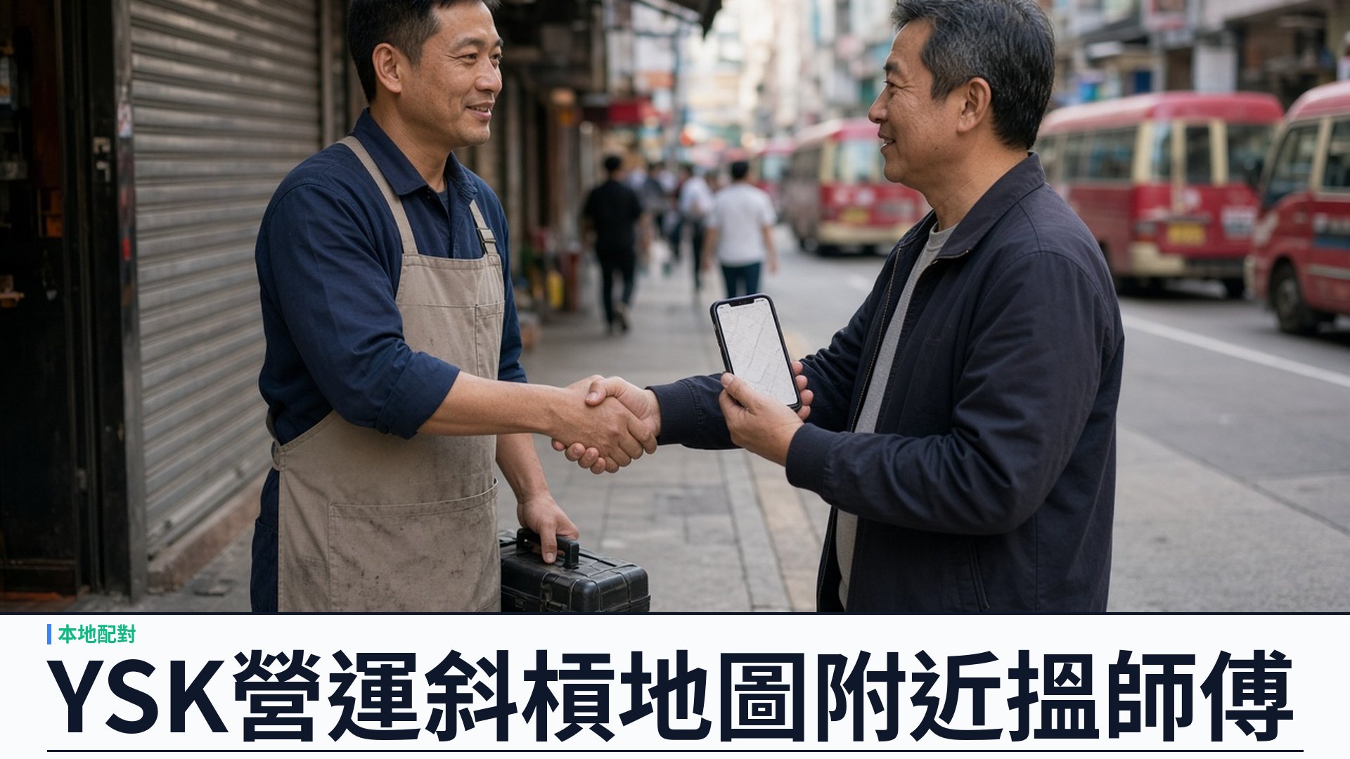 由 YSK Limited 營運：斜槓地圖 SlashMap 讓你在香港澳門附近搵師傅與幫手