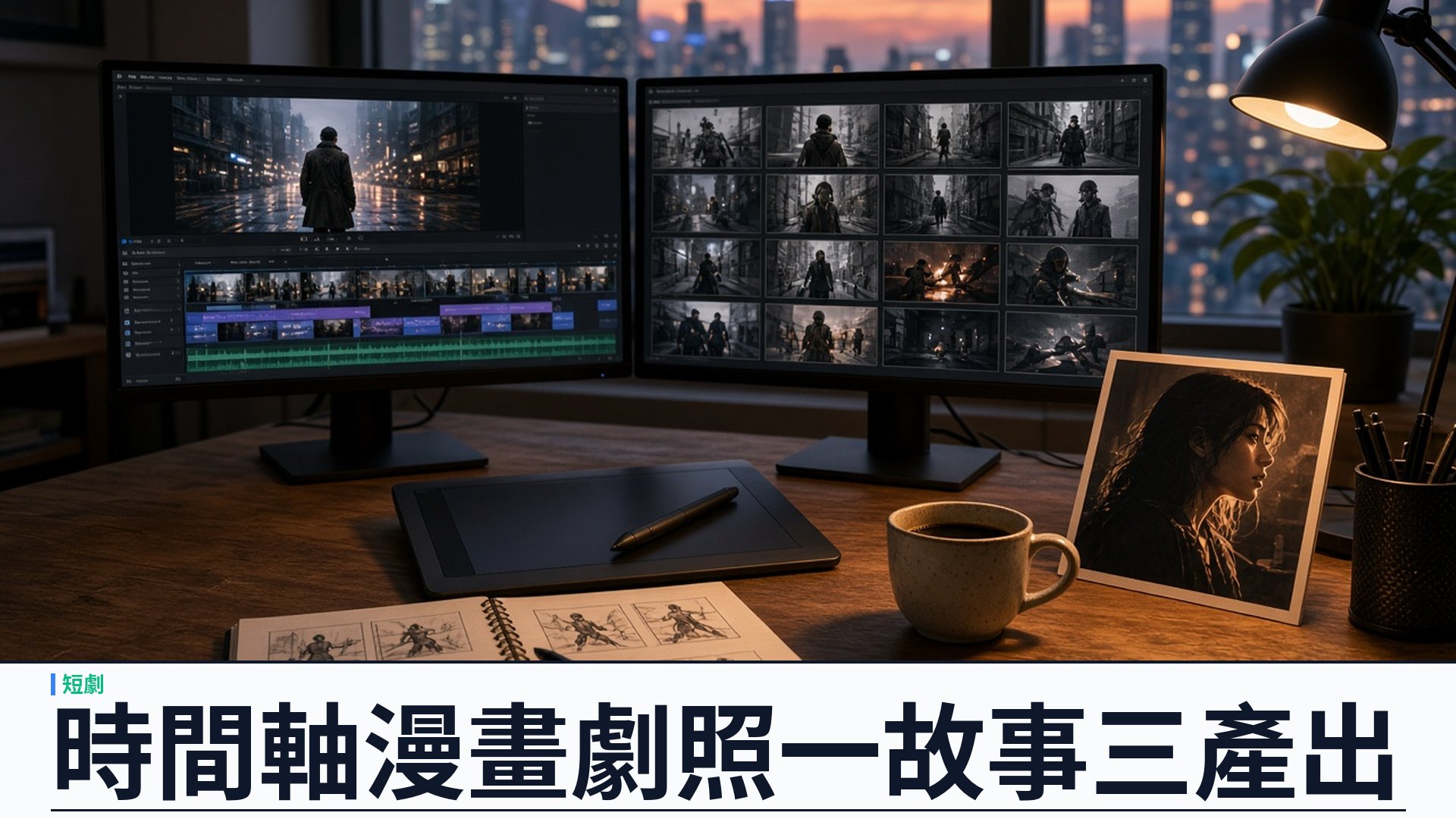 時間軸／漫畫／劇照三條路：瞬劇魔法師一故事三產出