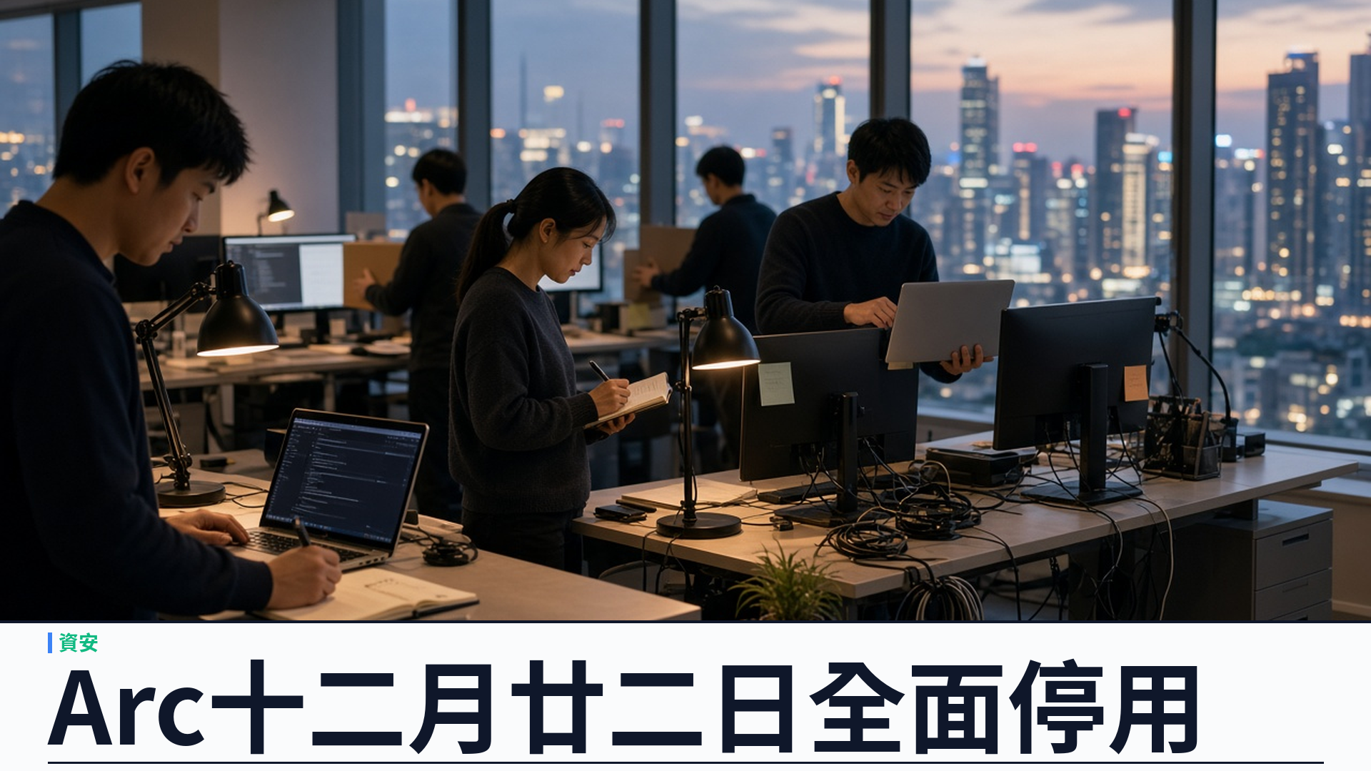 The Browser Company／官方：Arc 瀏覽器十二月二十二日落幕——十月二十二日起停開新帳；改推 Dia，指 AI 時代安全需集中工程資源