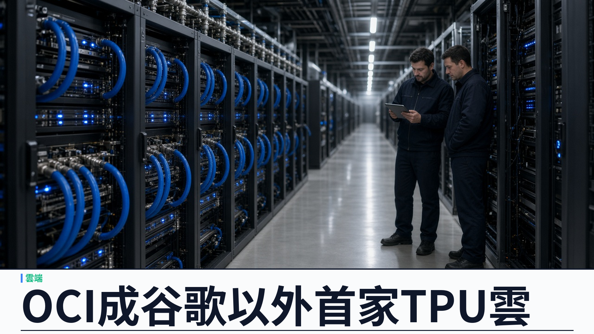 Google Cloud／Oracle／官方：把 Google TPU 導入 Oracle Cloud Infrastructure——OCI 成 Google 以外首家提供 TPU 的超大規模雲；料二零二七年起部署