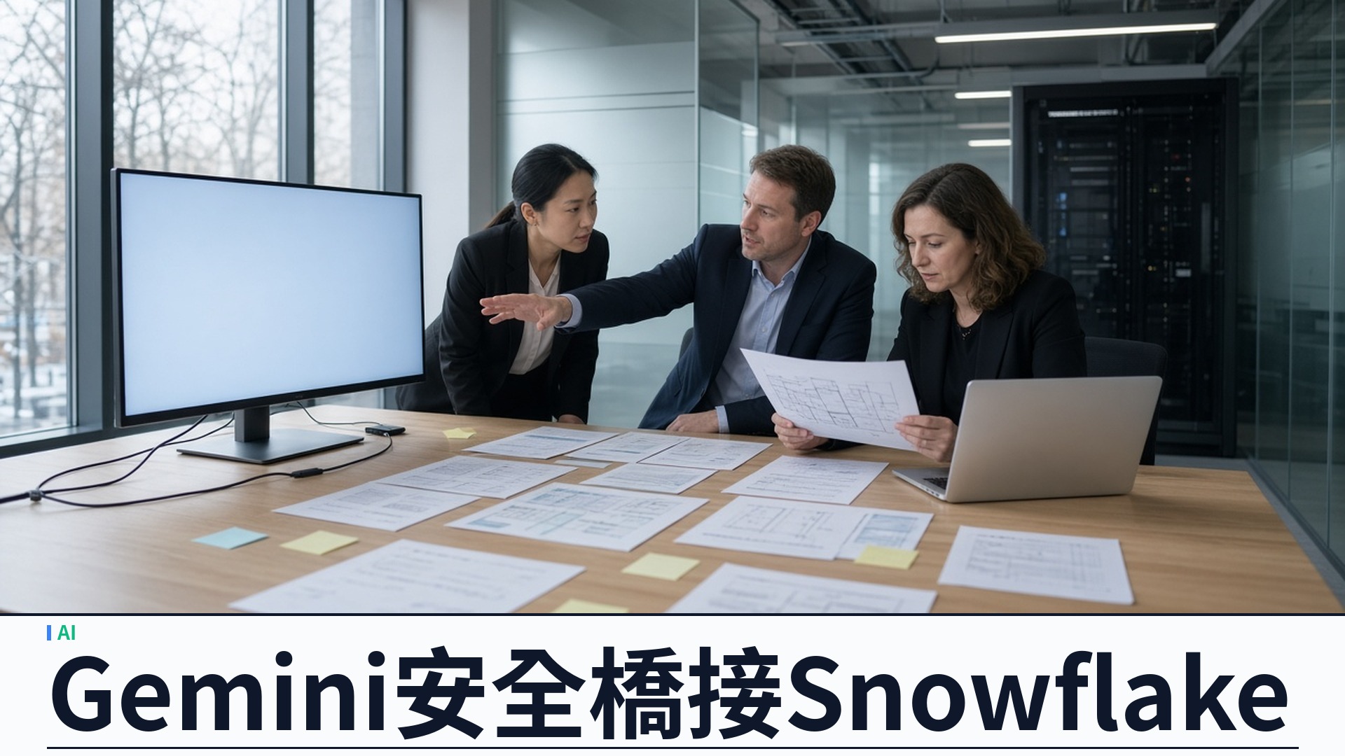 Google Cloud／官方：以 ADK 與 MCP 安全連接 Gemini Enterprise 與 Snowflake——OAuth 用戶層權限；SQL 經 Cortex 在倉內執行