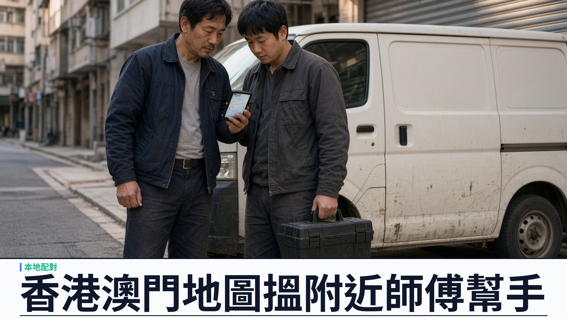 搵附近師傅或幫手：斜槓地圖把香港澳門本地配對放上地圖