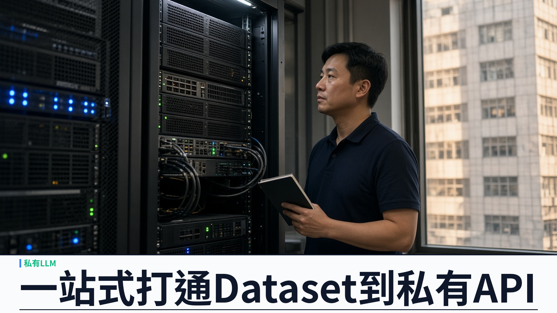 Dataset→QLoRA／LoRA→私有 API 一站式：企業私有 LLM 全託管
